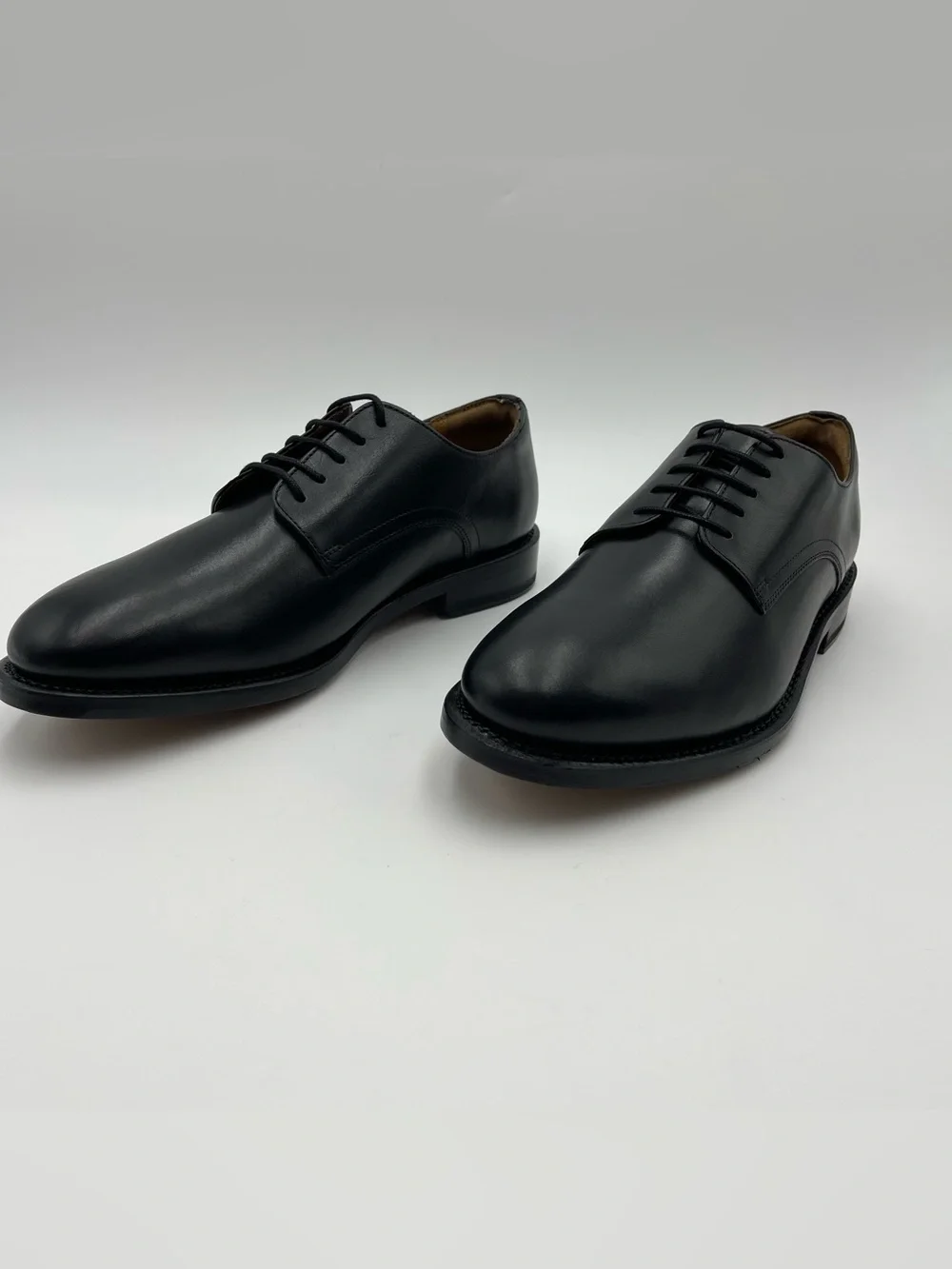 Allen Edmonds Henry Derby Black Leather Men Shoes Size 9.5 D MSRP $450
